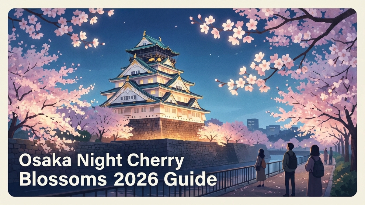 Osaka Night Cherry Blossoms- 2026 Guide