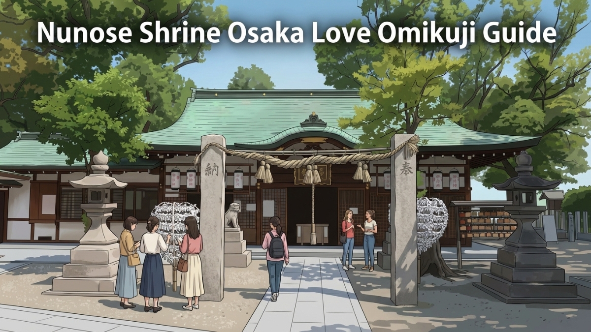 Nunose Shrine Osaka Love Omikuji Guide- Access and Hours