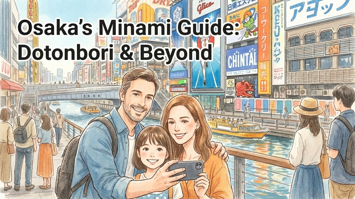Osaka Minami Area Guide-Namba, Dotonbori, Shinsaibashi Explained