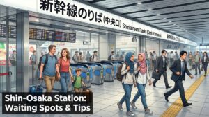 Shin-Osaka Station Where to Wait Before Shinkansen