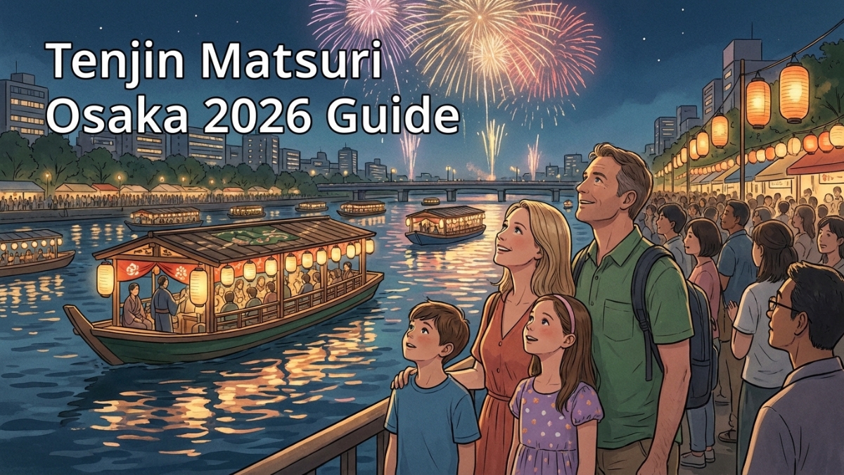 Tenjin Matsuri Osaka 2026 Guide-Fireworks, Access, Tips